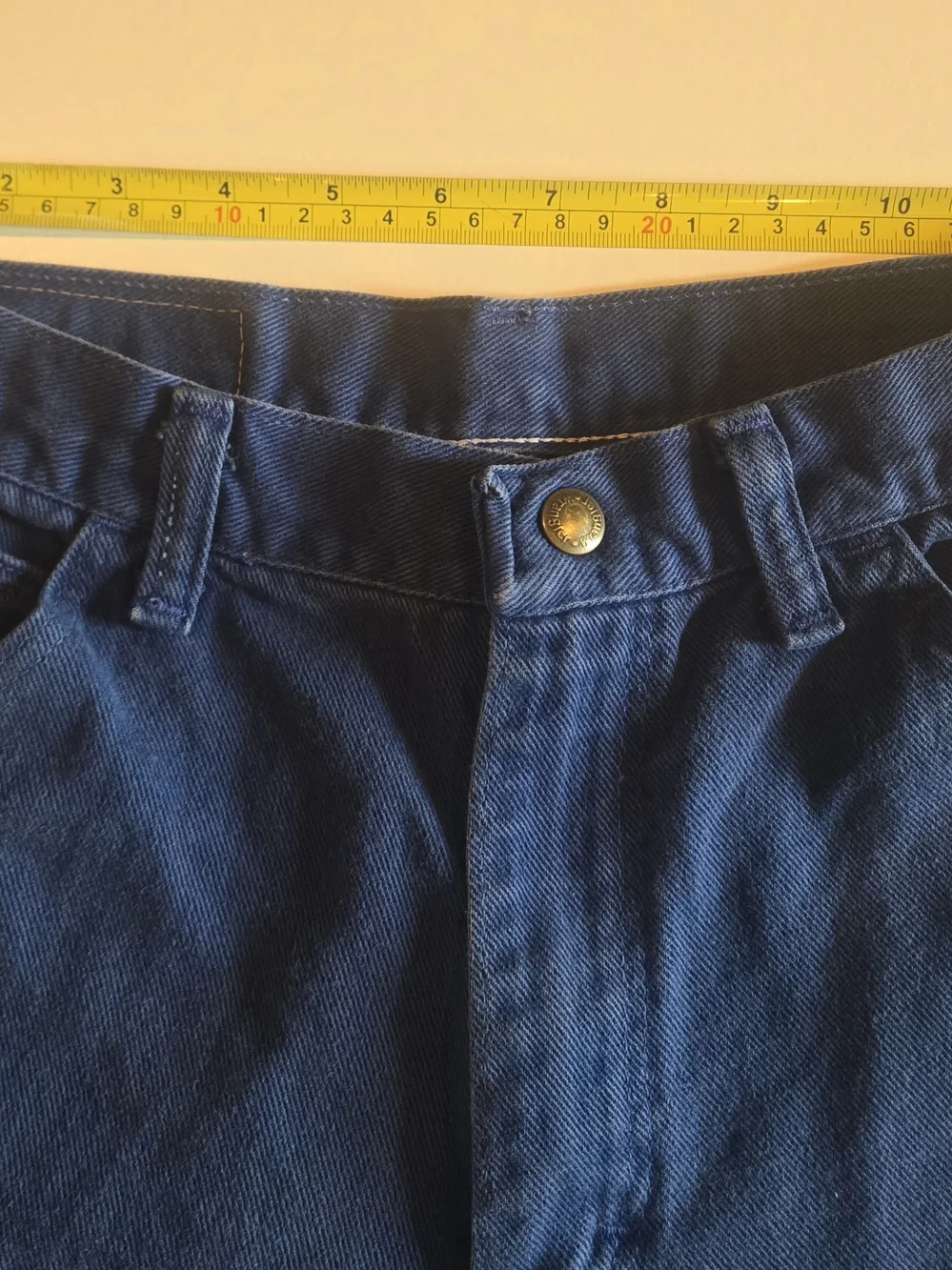 Wrangler Deep Blue Denim Relaxed Fit Shorts Vintage